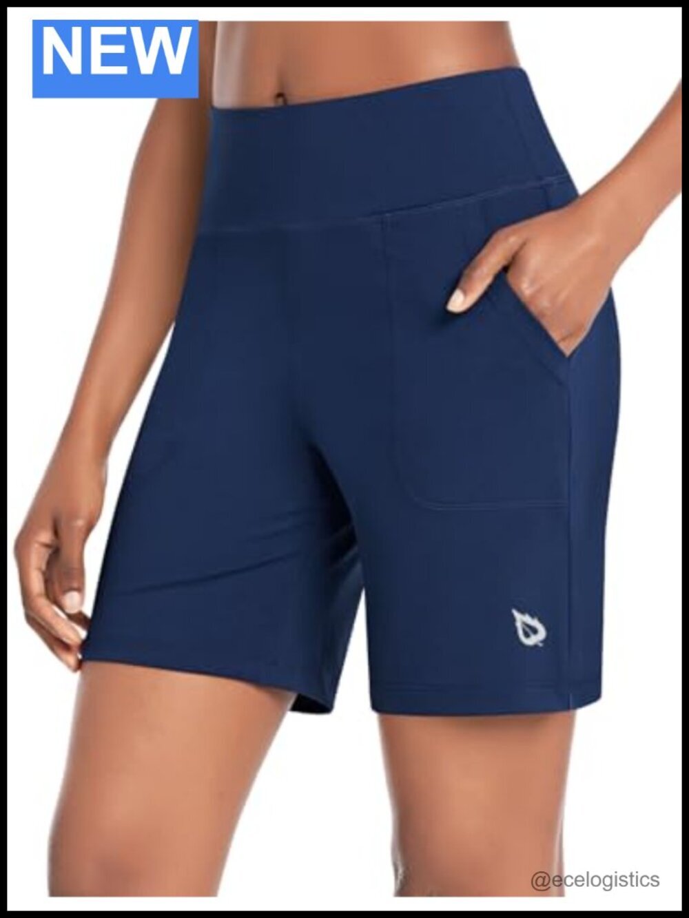 Women's High Waisted 7" Athletic Shorts with Pockets